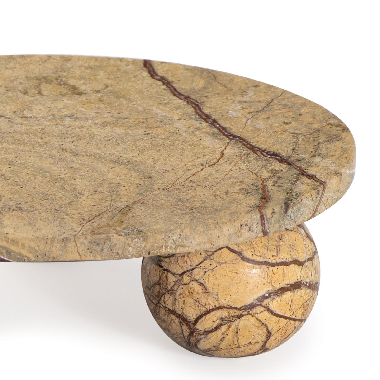 Marlow Marble Plate Small | Brown