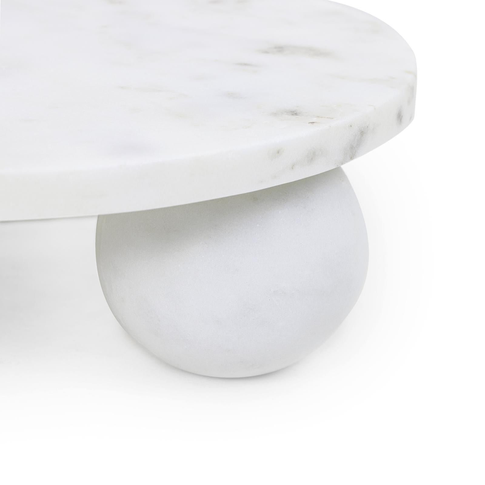 Marlow Marble Plate Small | White