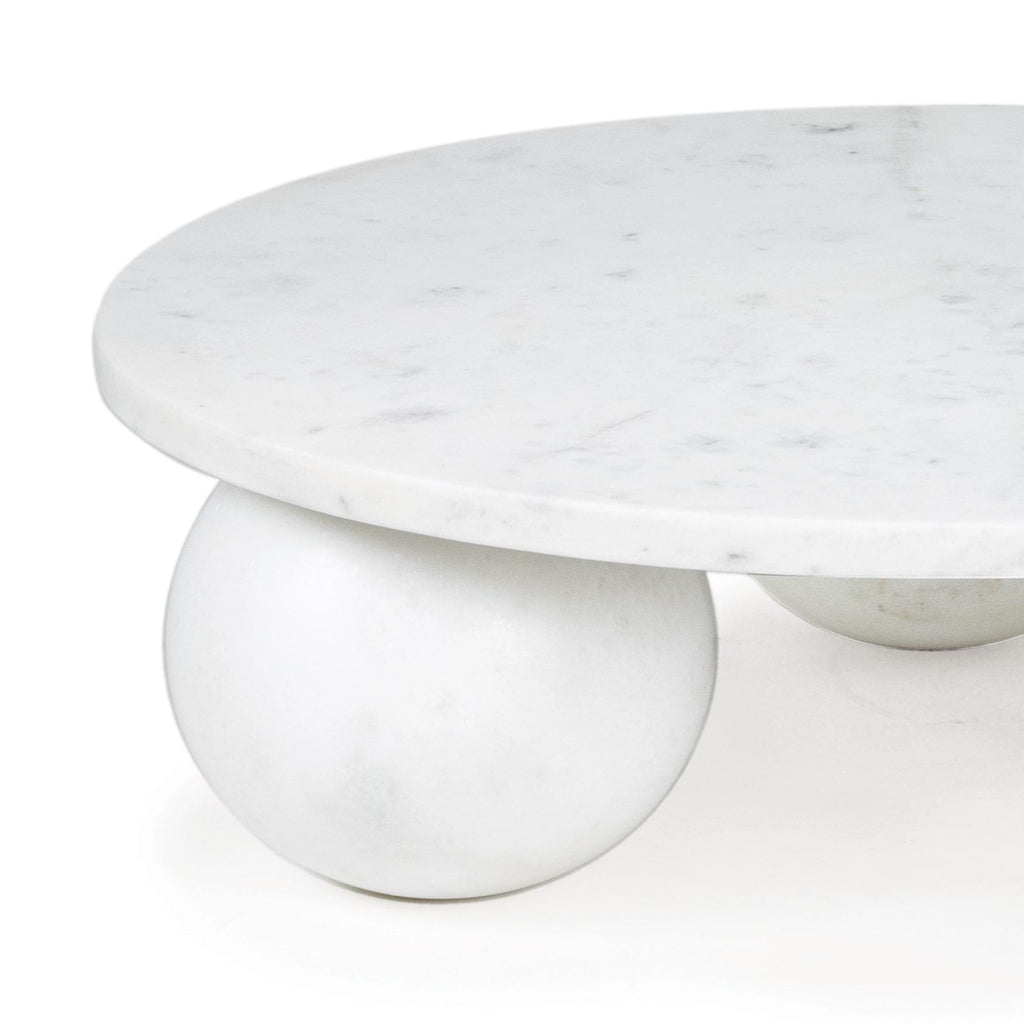 Marlow Marble Plate Small | White