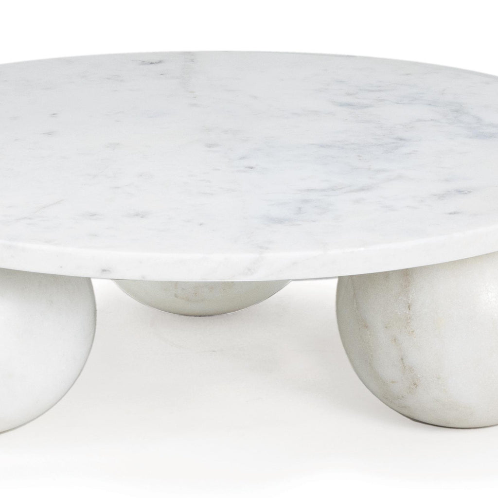 Marlow Marble Plate Small | Brown