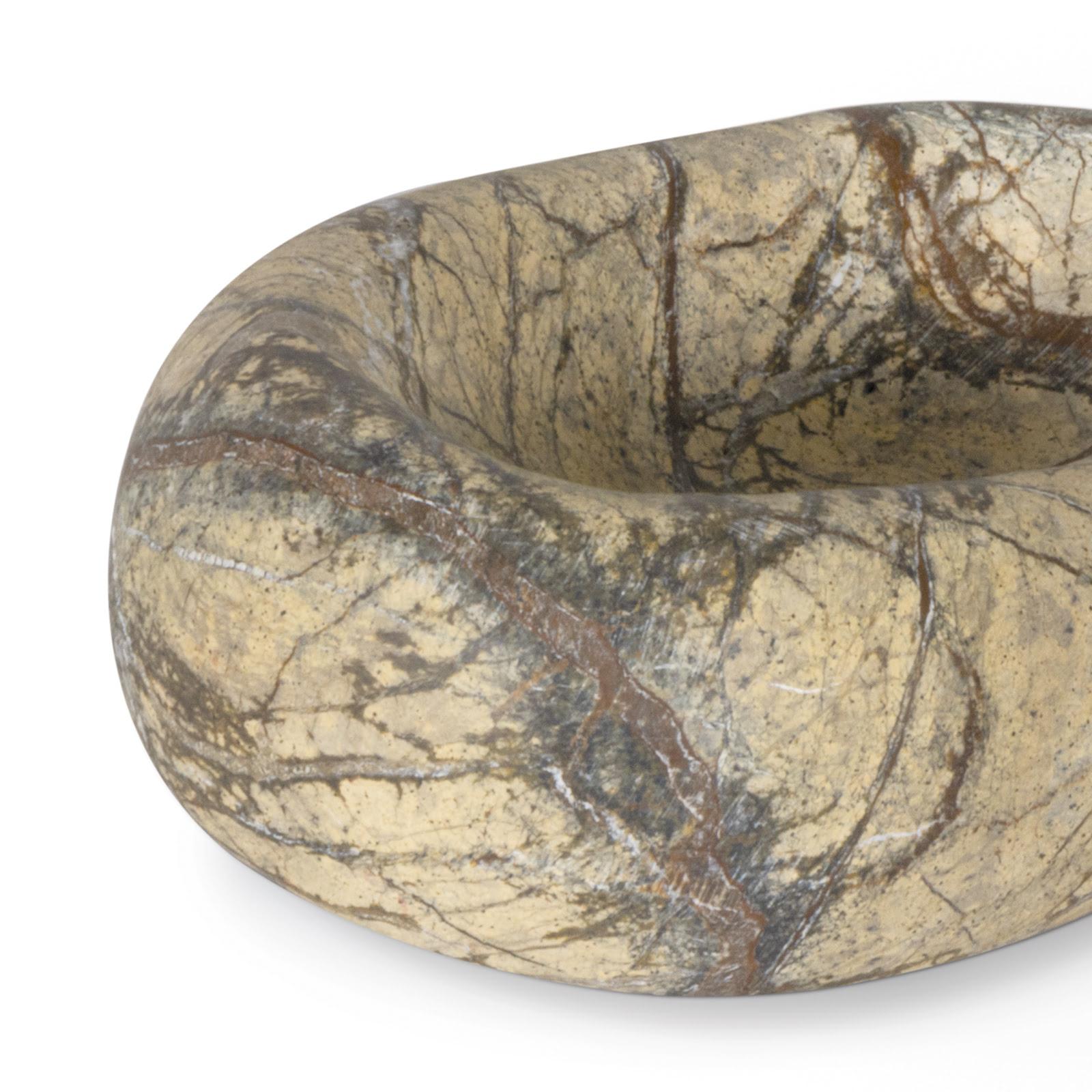 Lagoon Marble Bowl | Brown