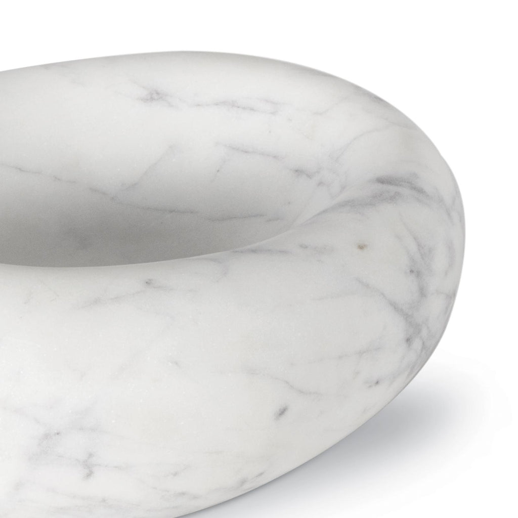 Lagoon Marble Bowl | White