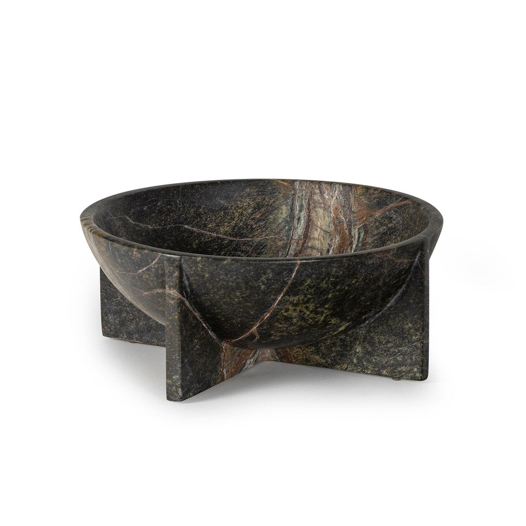Tribune Marble Bowl Large | Green