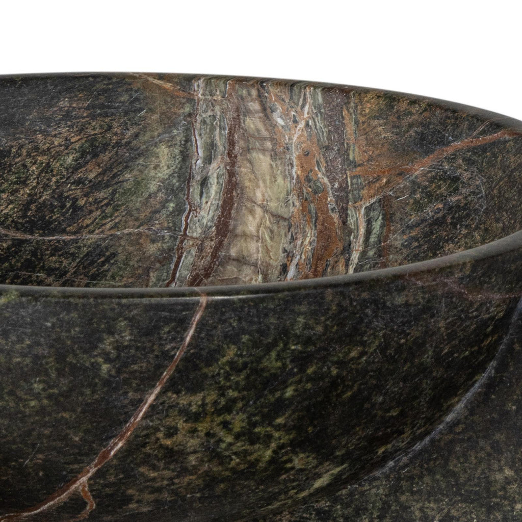 Tribune Marble Bowl Large | Green
