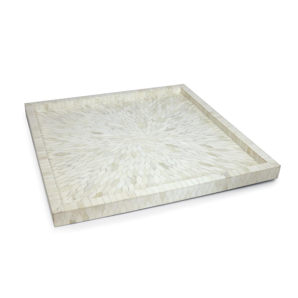 Montara Bone Tray Small | White