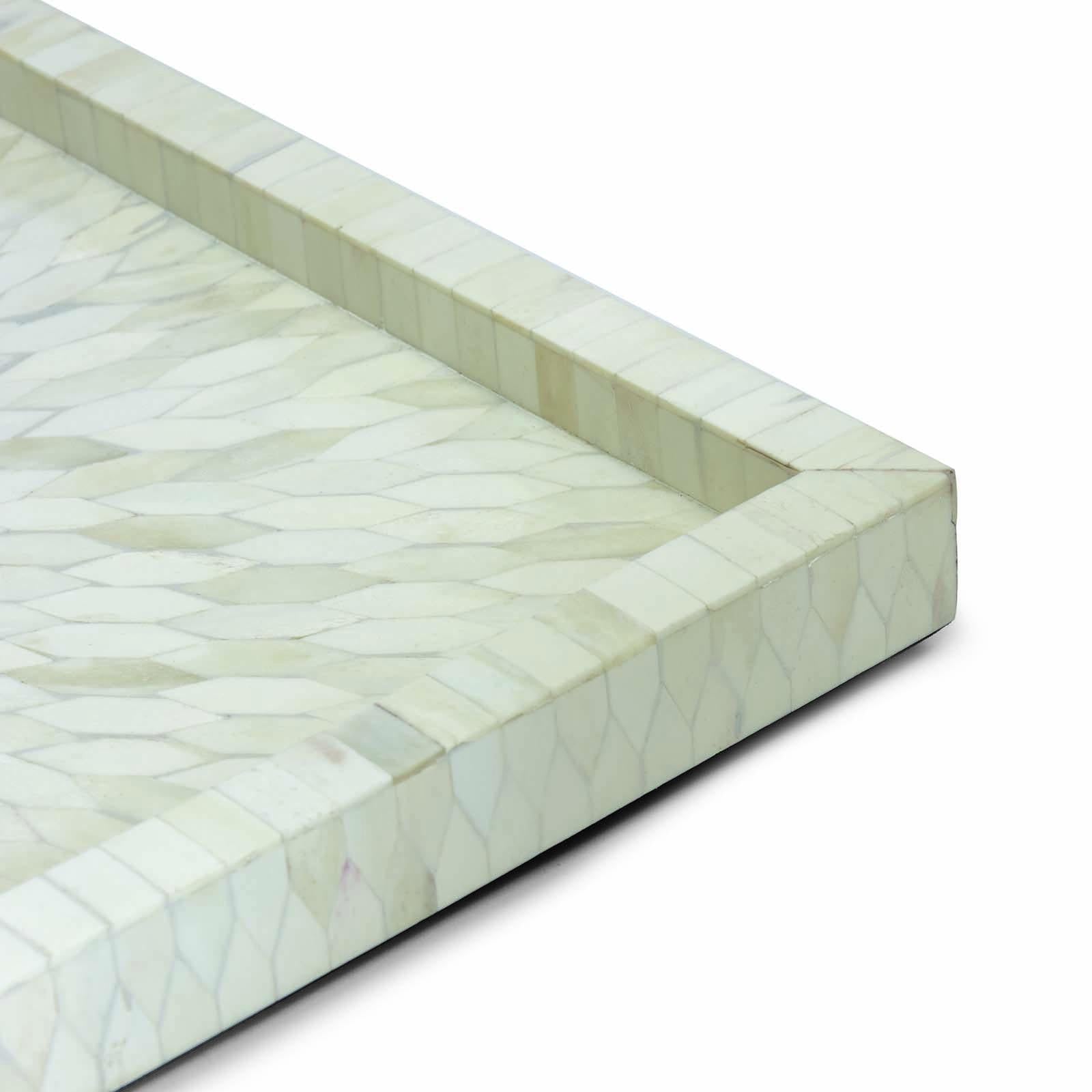Montara Bone Tray Small | White