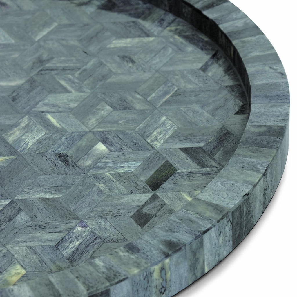 Jullian Bone Tray Small | Grey