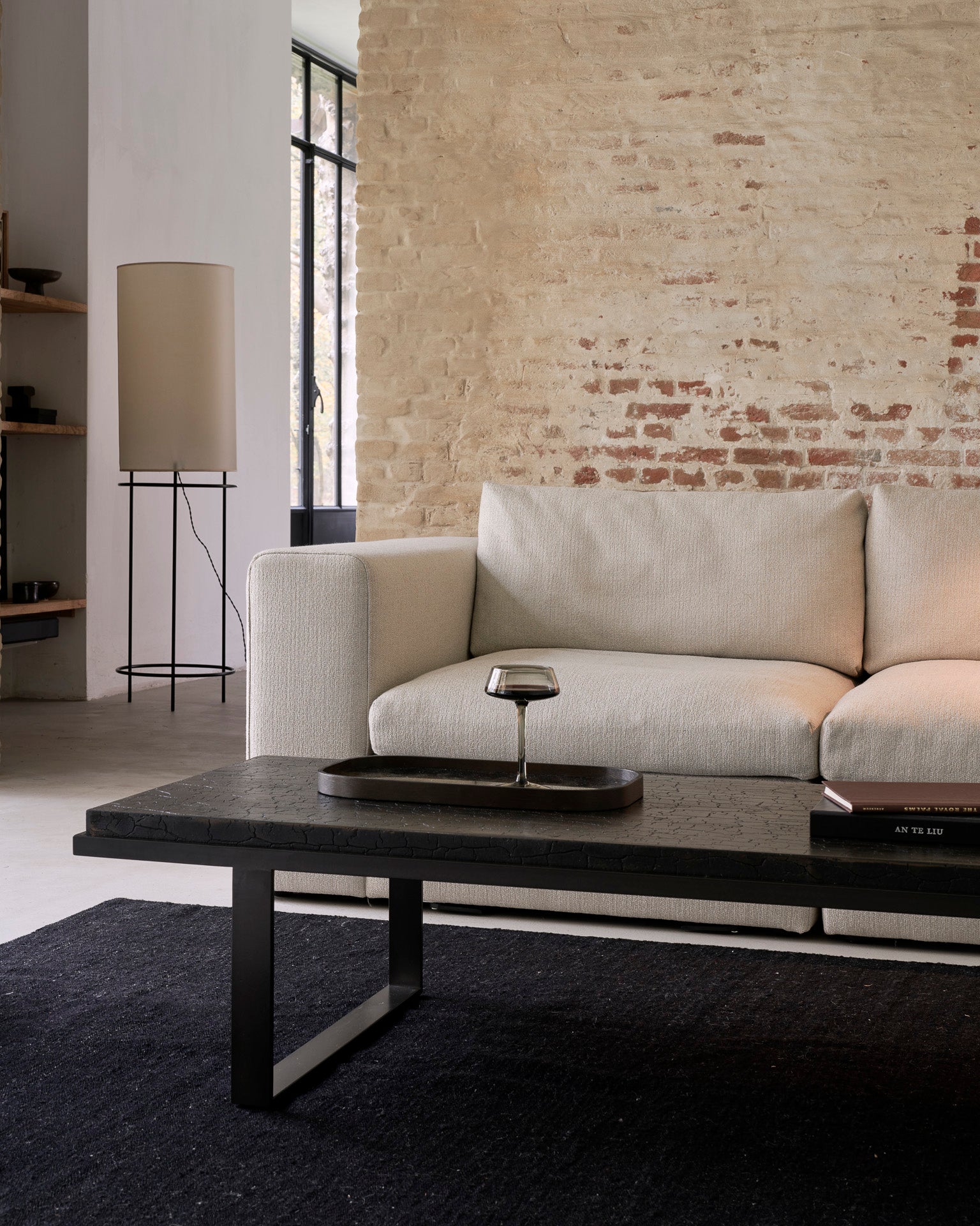 Mellow Modular Sofa | Off White Eco Fabric | End Seater With R Arm
