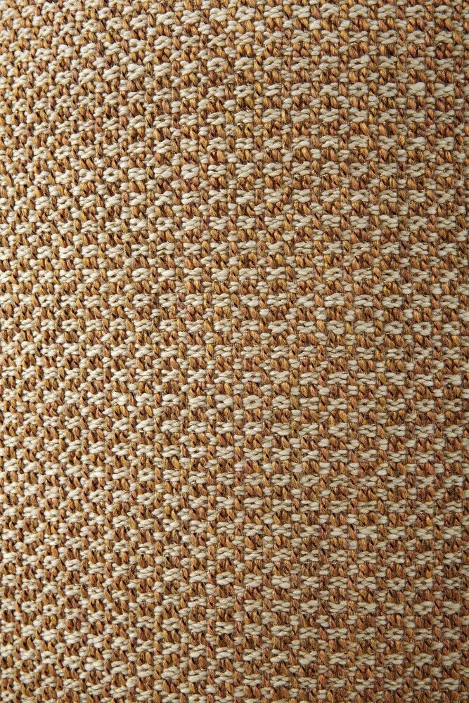 Donut Outdoor Pouf | Marsala Check Fabric