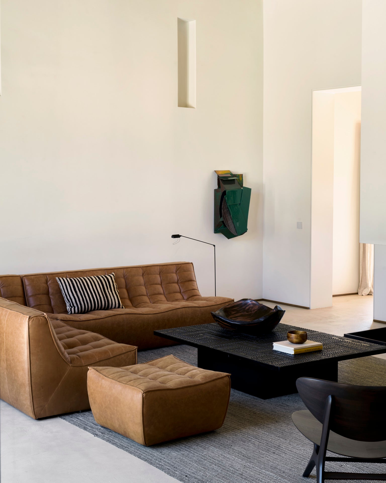 N701 Modular Sofa | Old Saddle Leather | 3 Seater