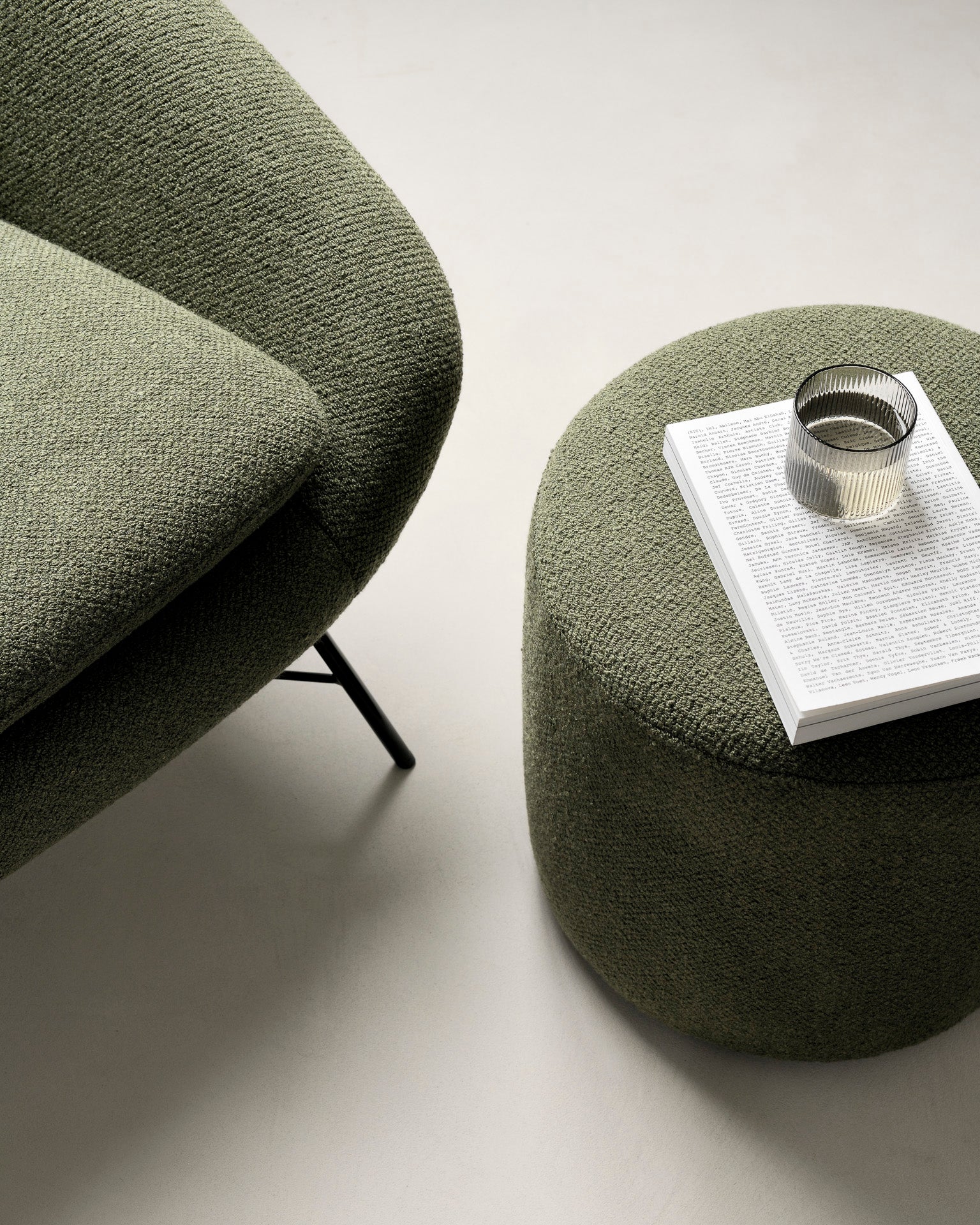 Barrow Lounge Chair | Pine Green Fabric