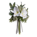 Amaryllis, Lamb's Ear, Berry Wreath Bouquet