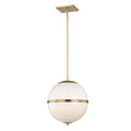 Brian Patrick Flynn Truax 16'' Aged Brass Pendant