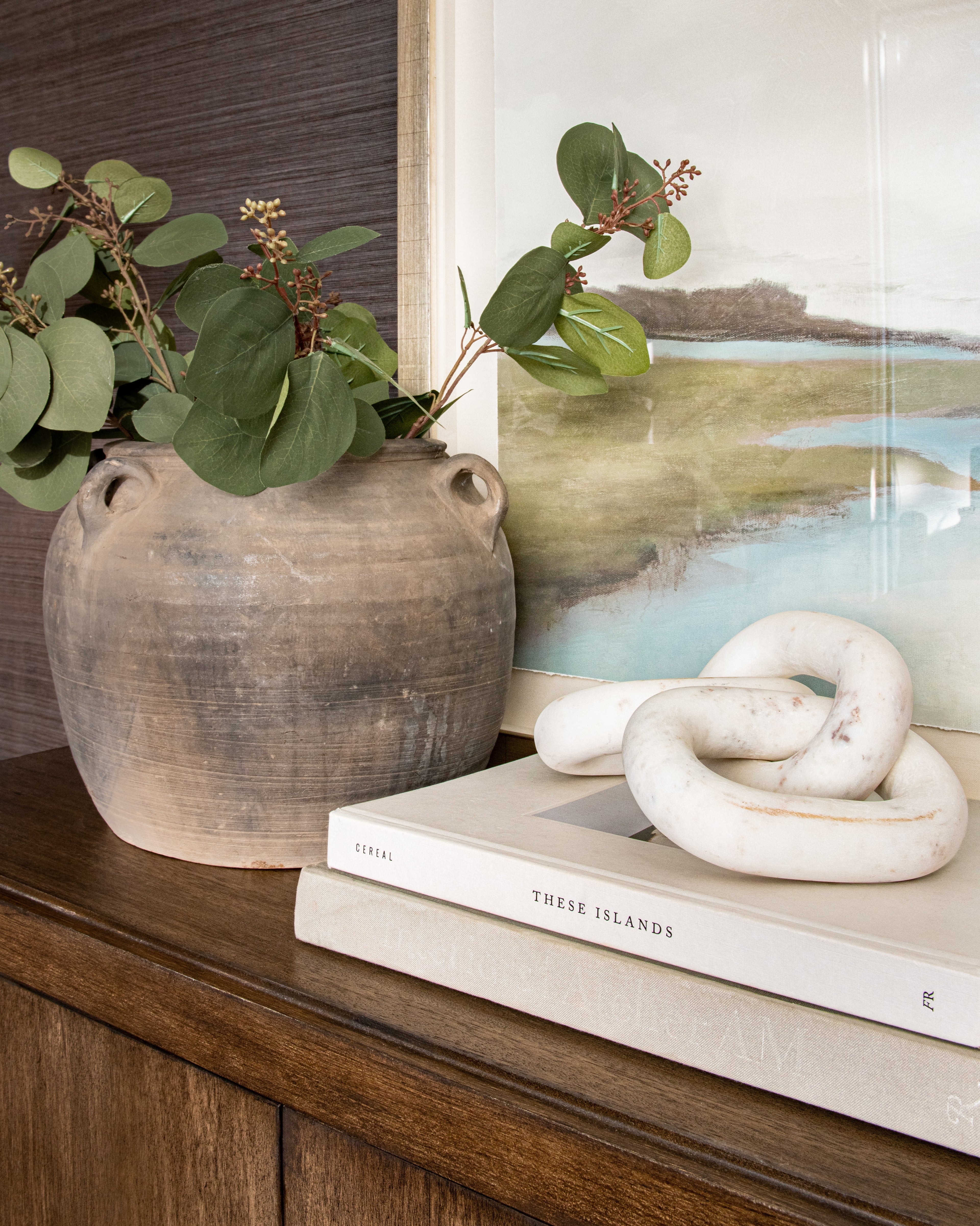 Chinese Water Pot with Handles | Wide Mouth
