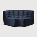 N701 Modular Sofa | Graphite Eco Fabric | 90° Round Corner