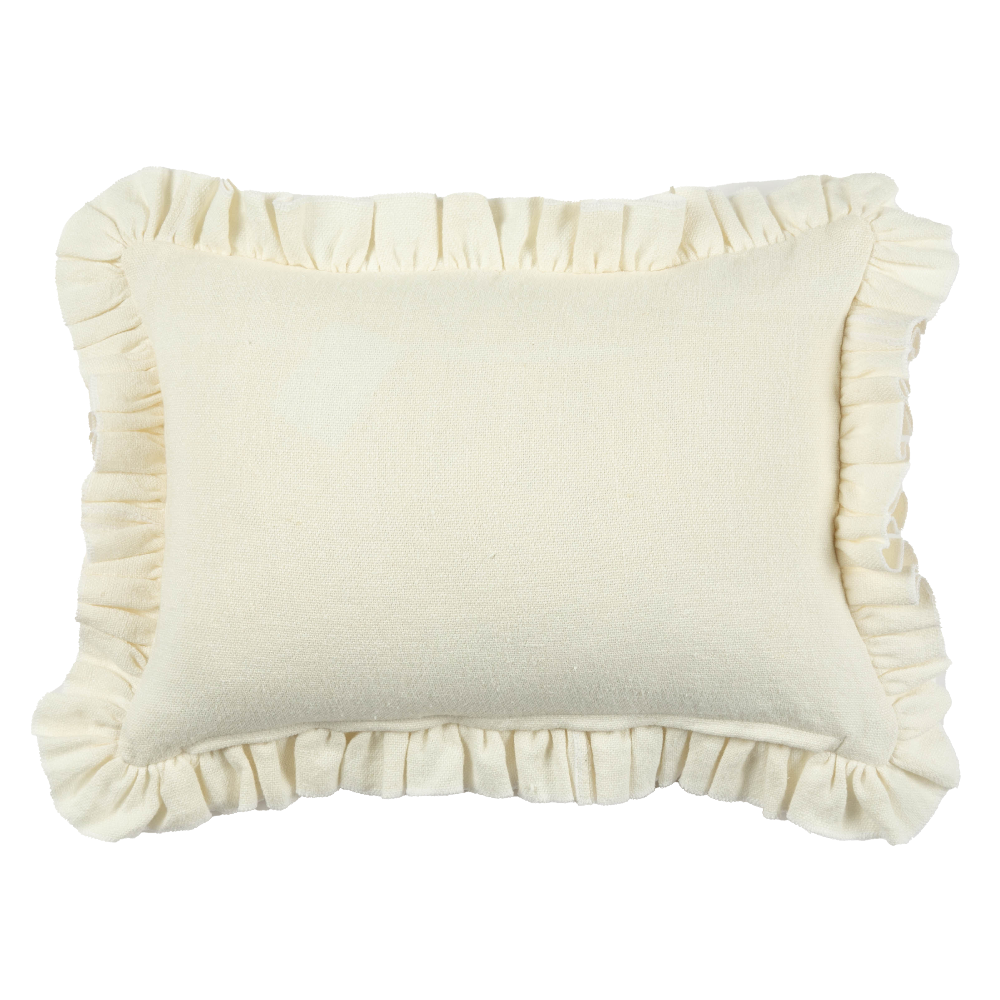 Anika Solid Cream Pillow