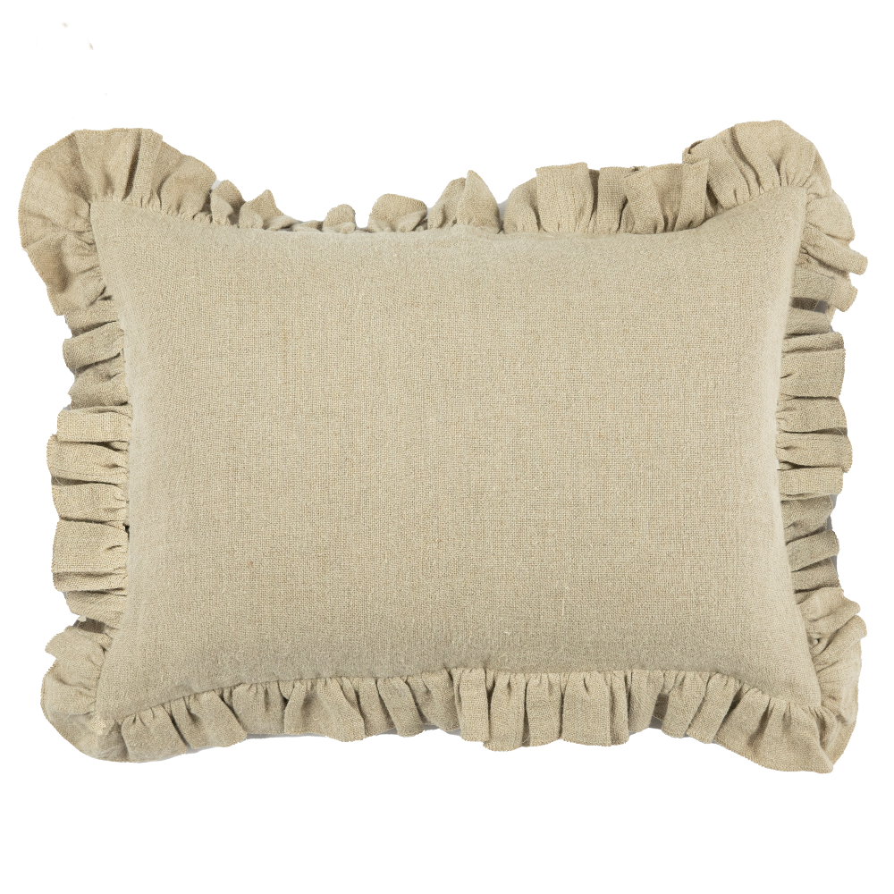 Anika Solid Natural Pillow