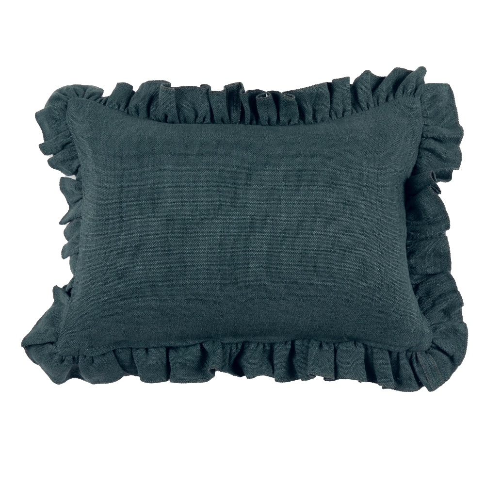 Anika Solid Teal Pillow