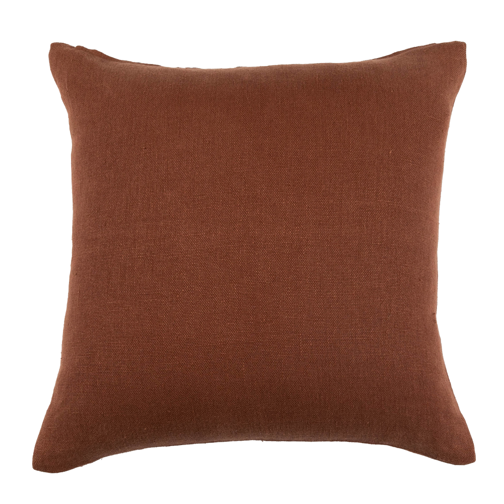 Anika Solid Saffron Pillow