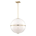 Brian Patrick Flynn Truax 30'' Aged Brass Pendant