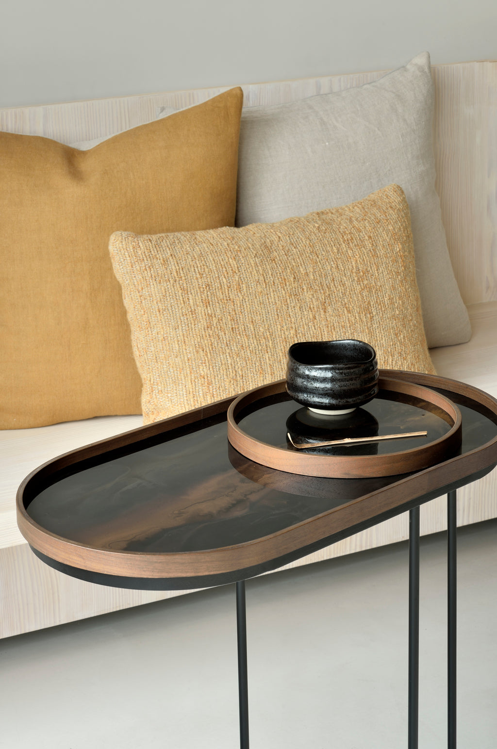 Organic Tray | Glass | Bronze | Oblong | M