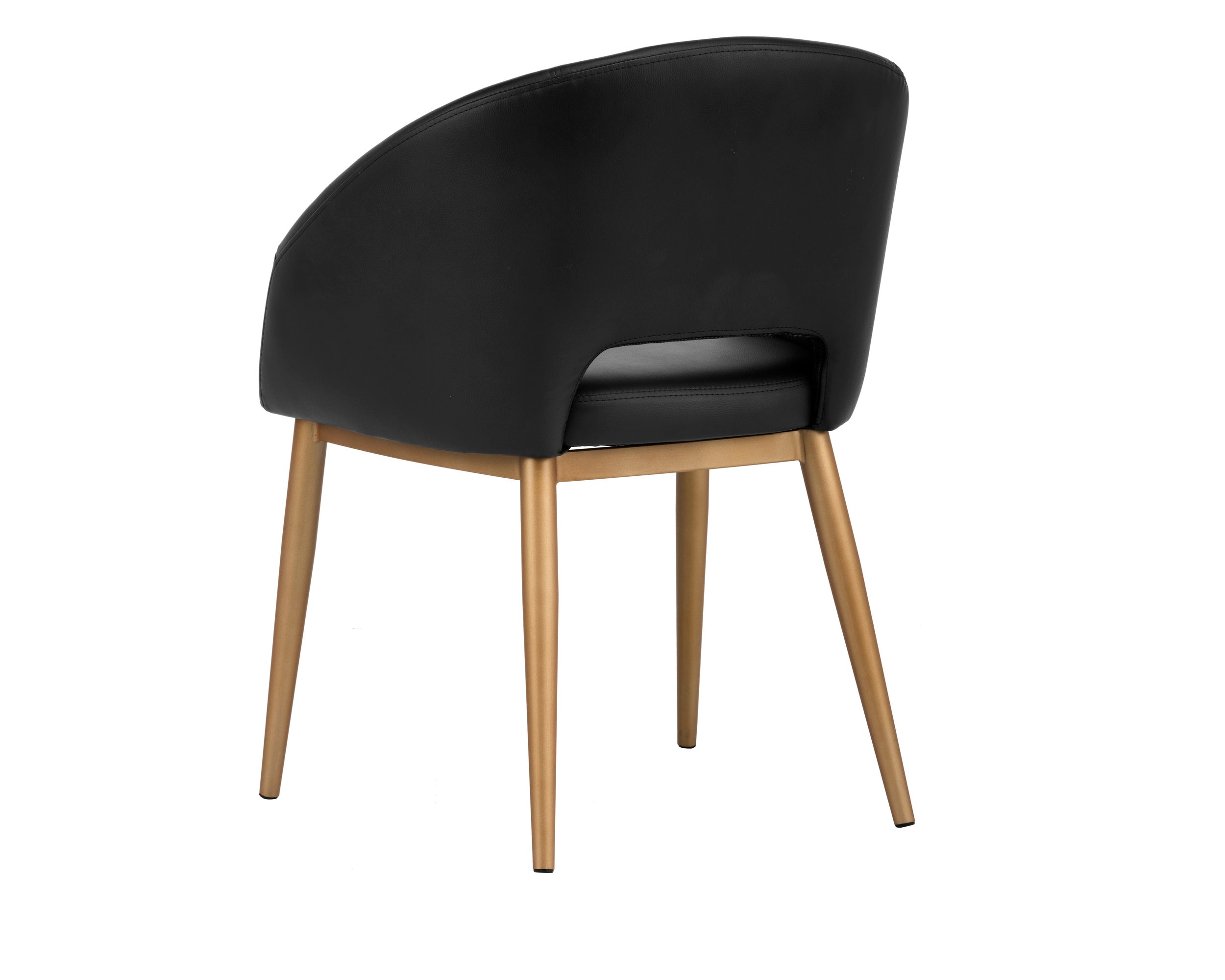 Thatcher Dining Armchair - Black - Antique Grey