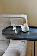 Organic Tray | Glass | Graphite | Oblong | M