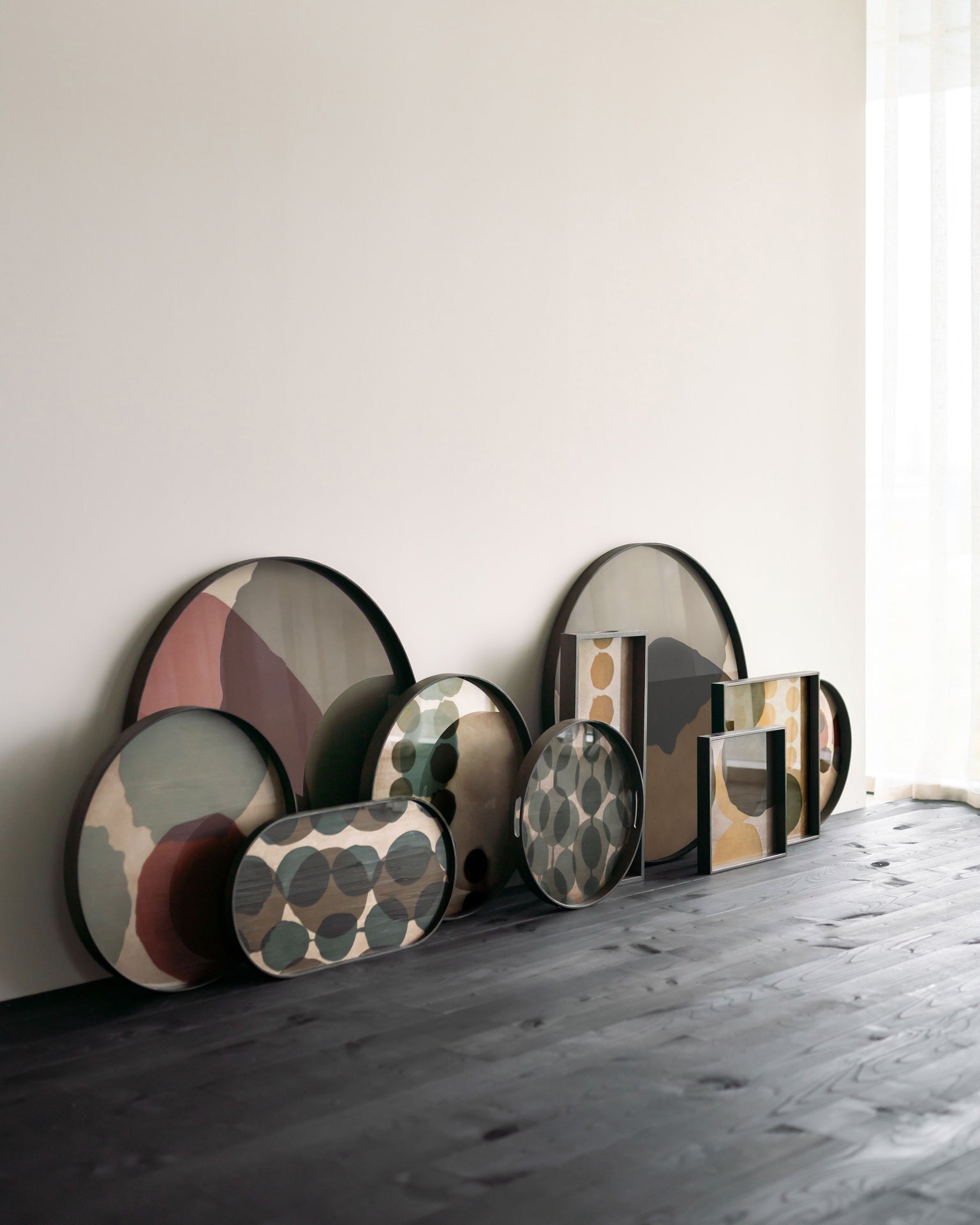 Connected Dots Tray | Glass | Round | S