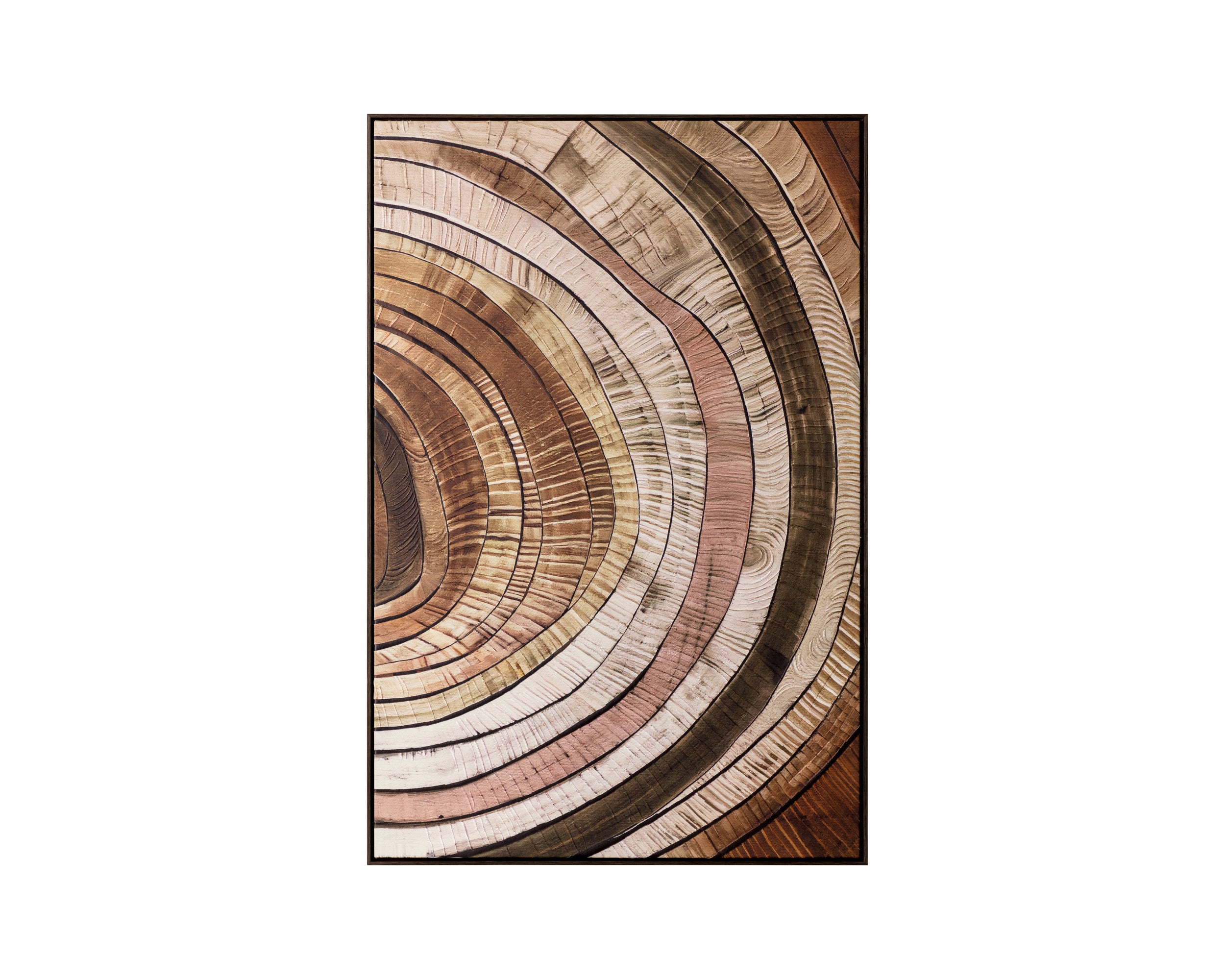 Turning Point Iii - 40" X 60" - Bronze Floater Frame