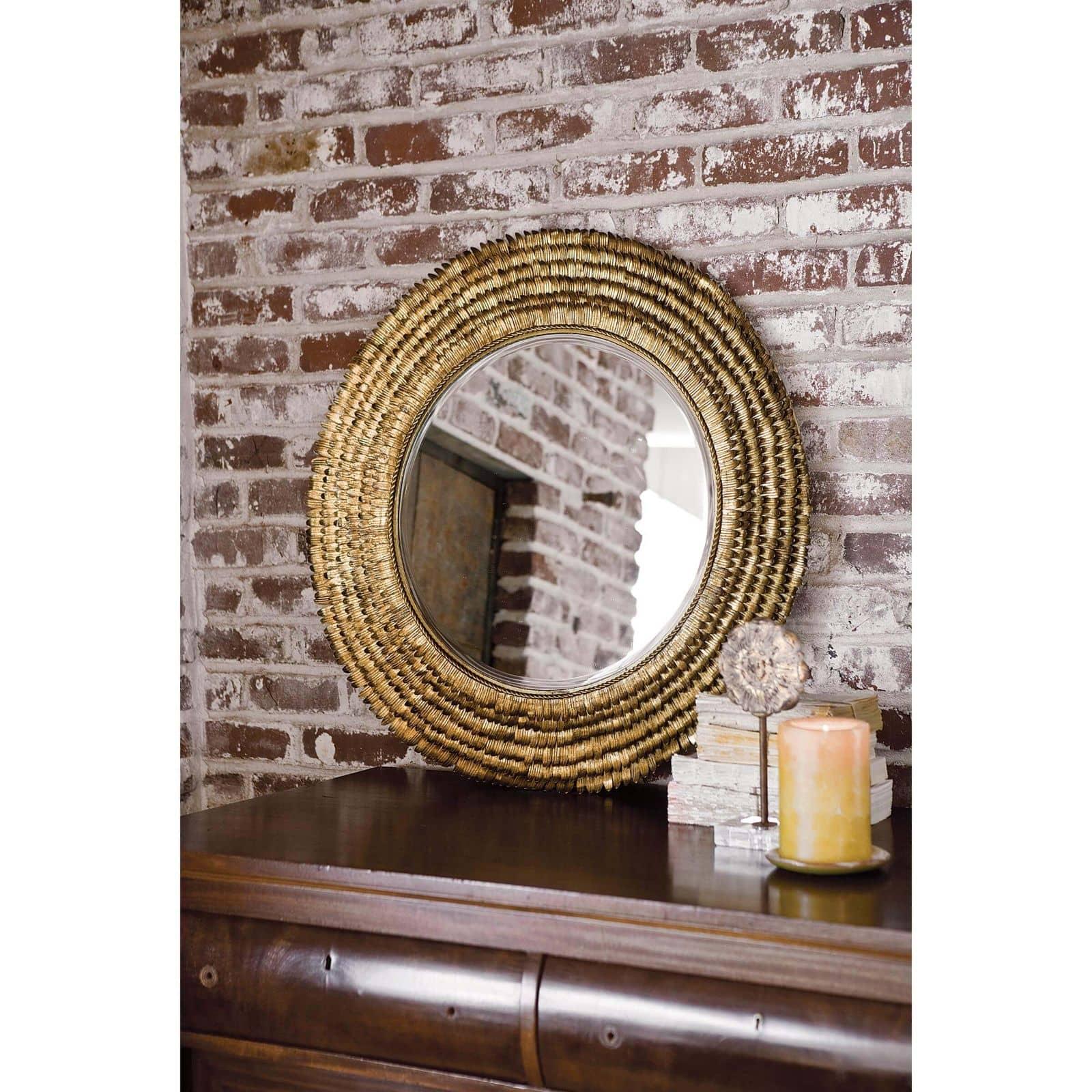 Petal Mirror Small | Gold
