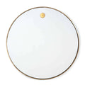 Hanging Circular Mirror | Natural Brass