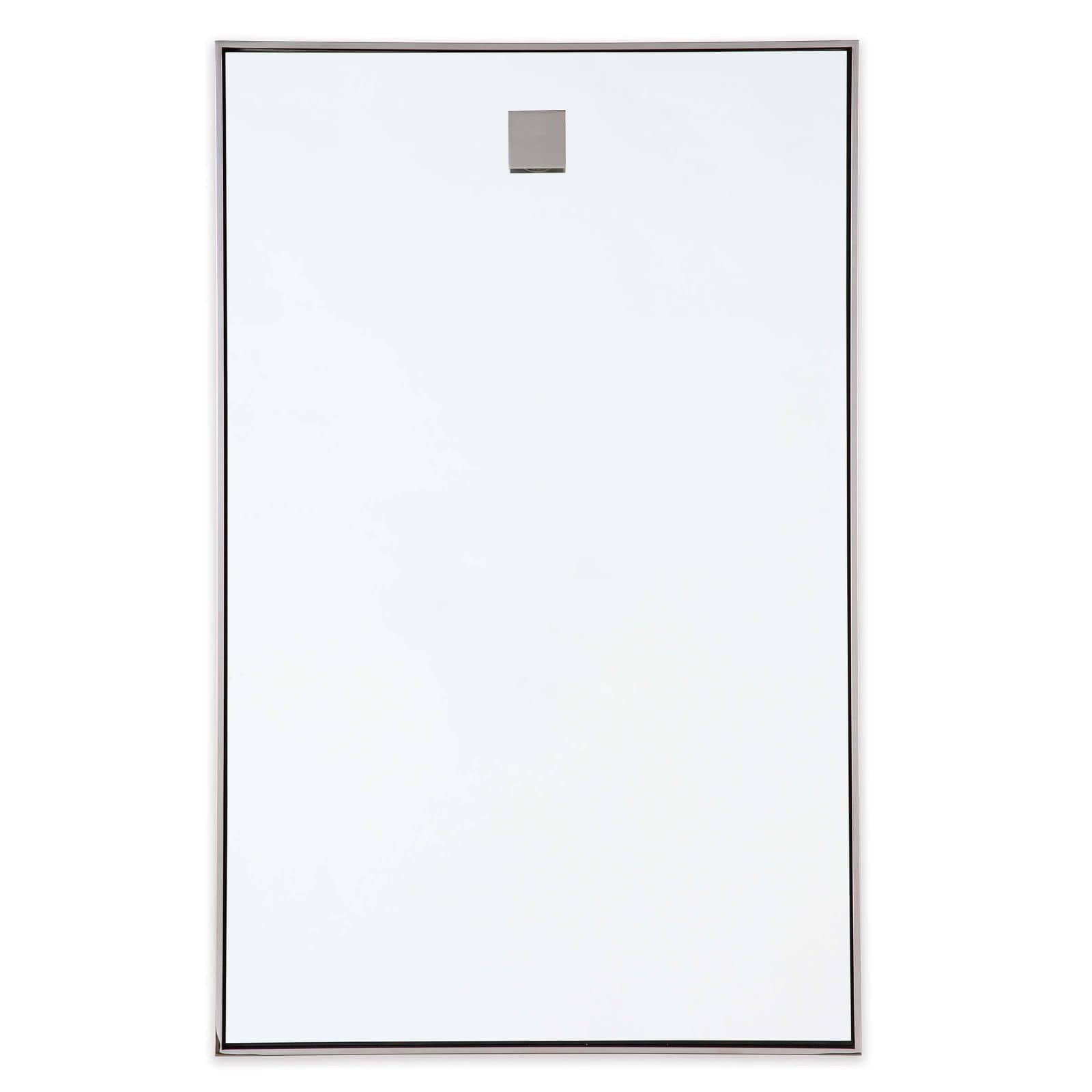Hanging Rectangle Mirror | Polished Nickel