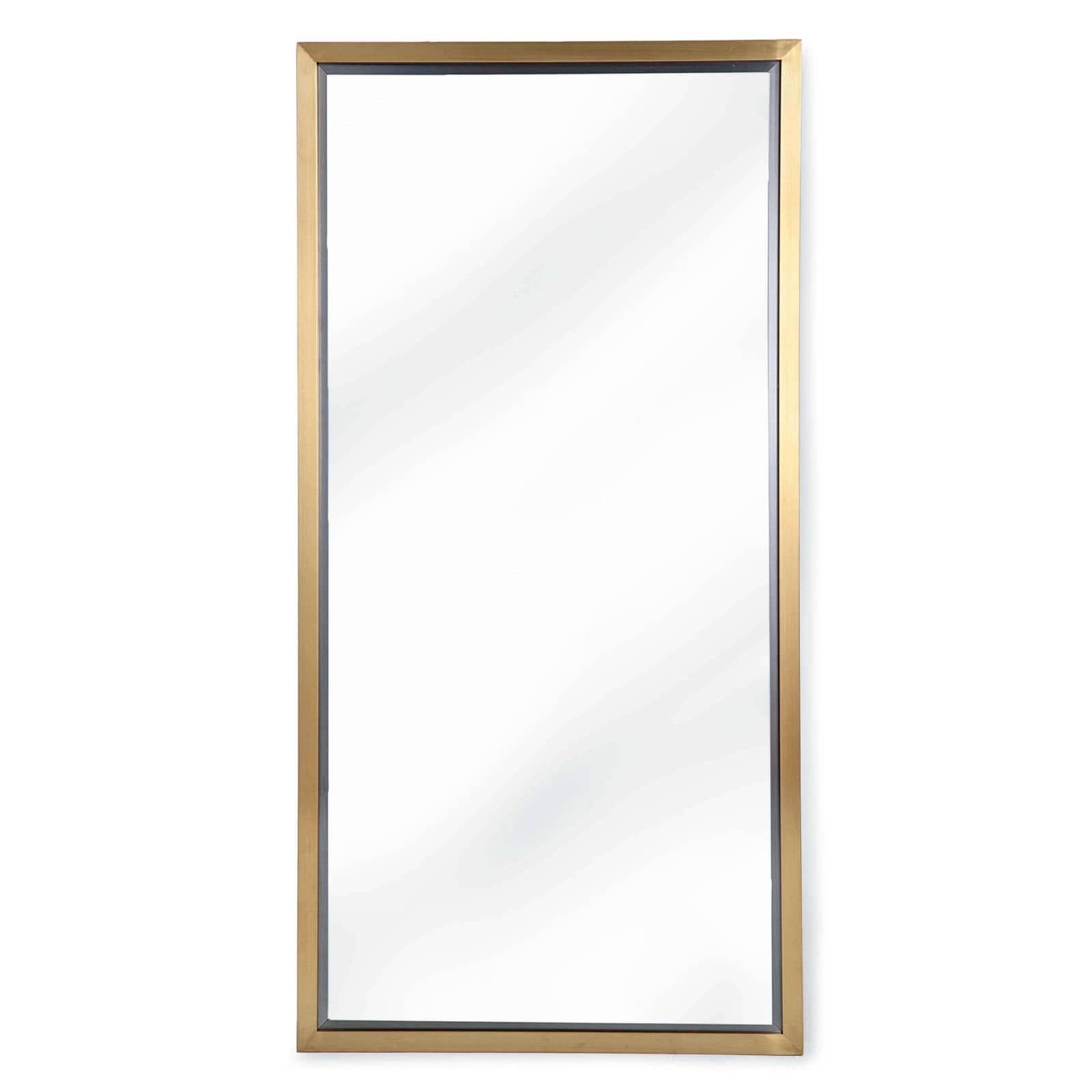 Rectangle Mirror | Natural Brass