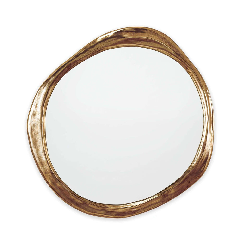 Ibiza Mirror | Antique Gold