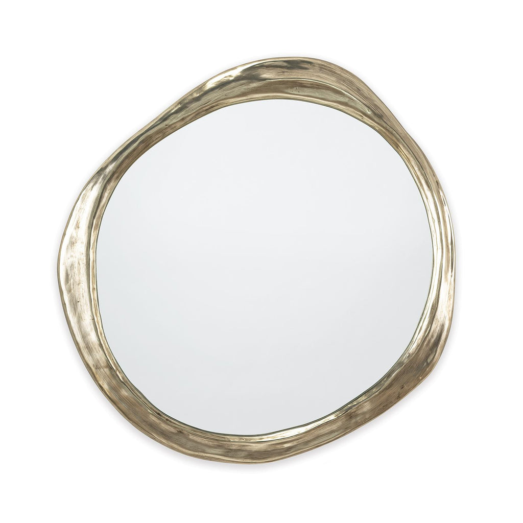 Ibiza Mirror | Antique Silver