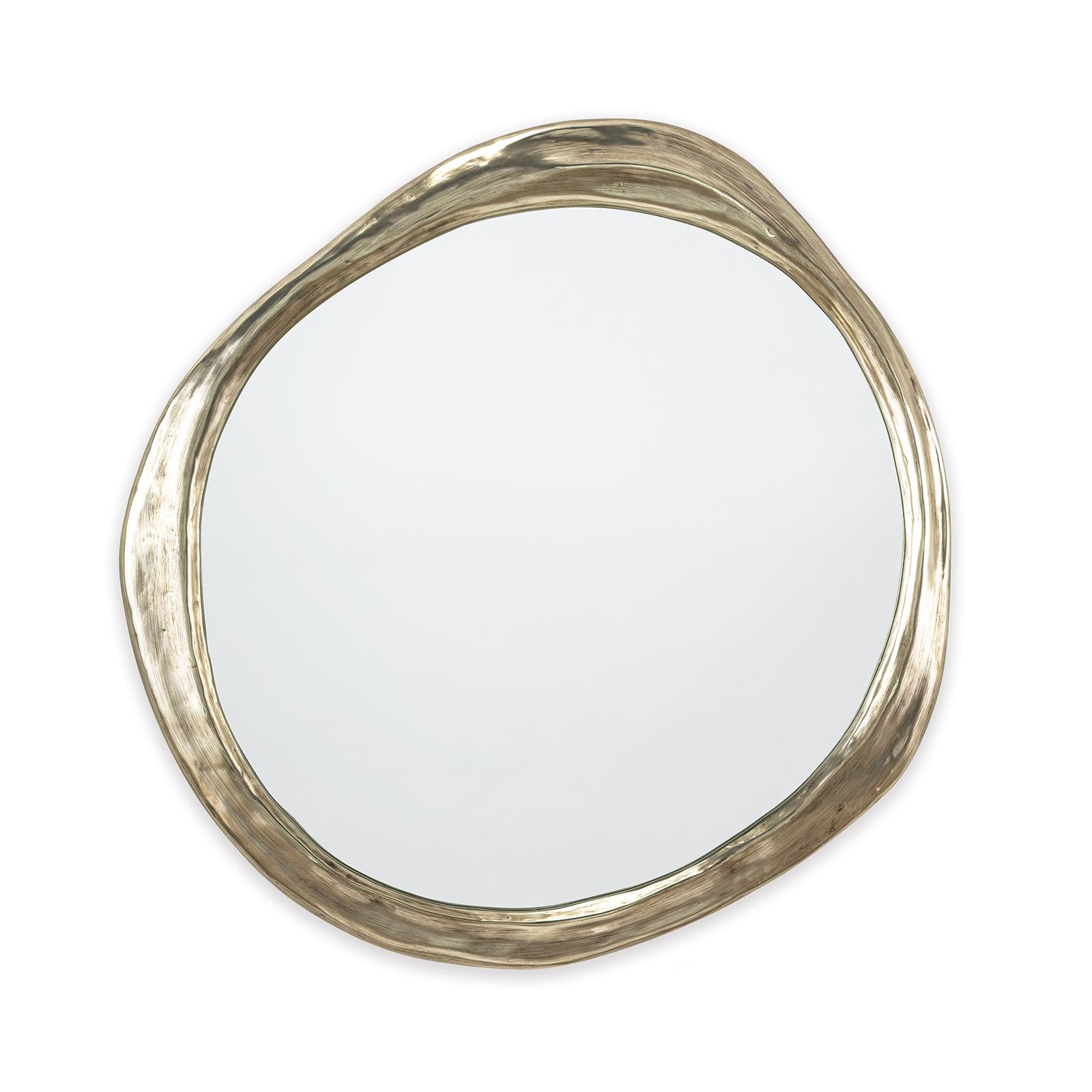 Ibiza Mirror | Antique Silver