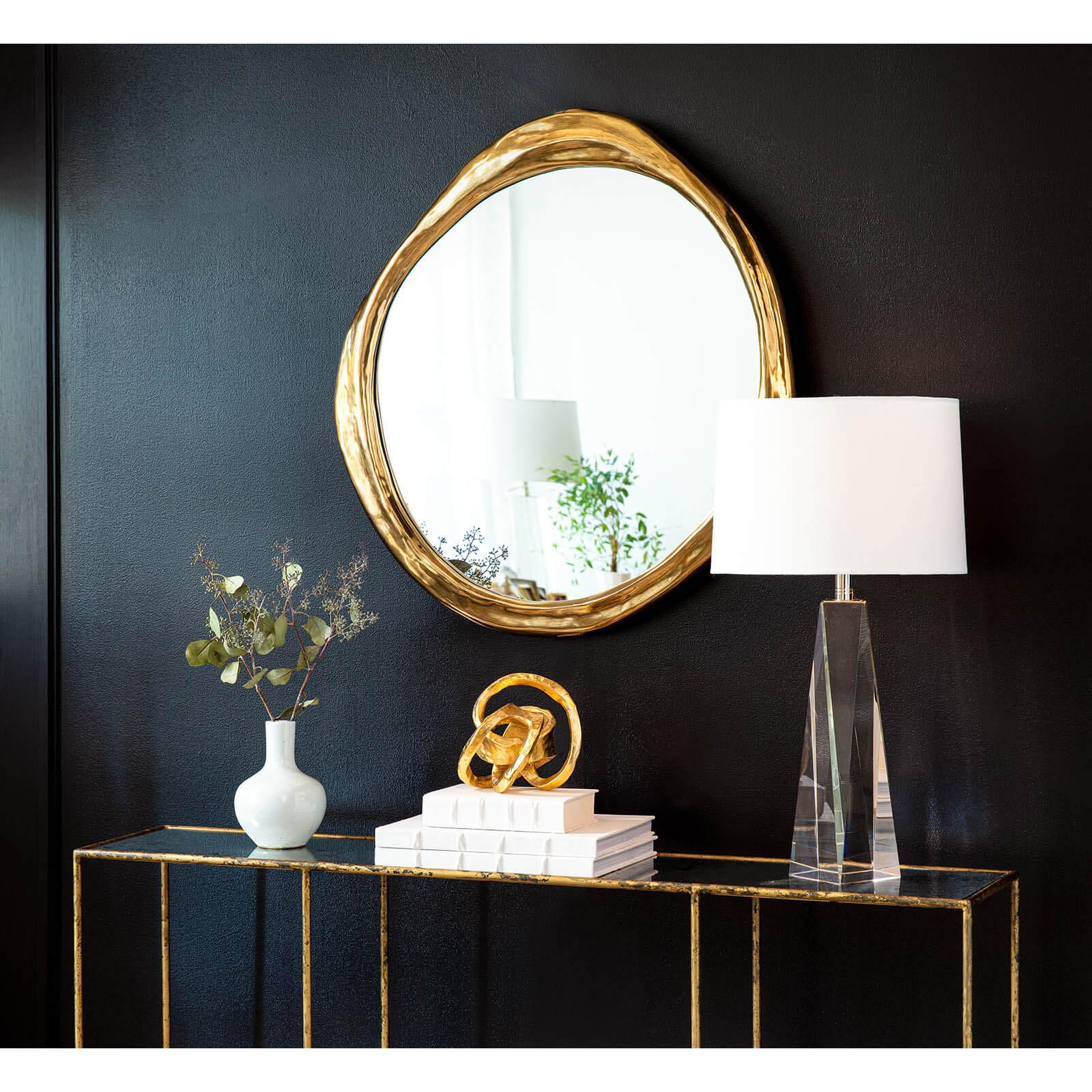 Ibiza Mirror | Antique Gold