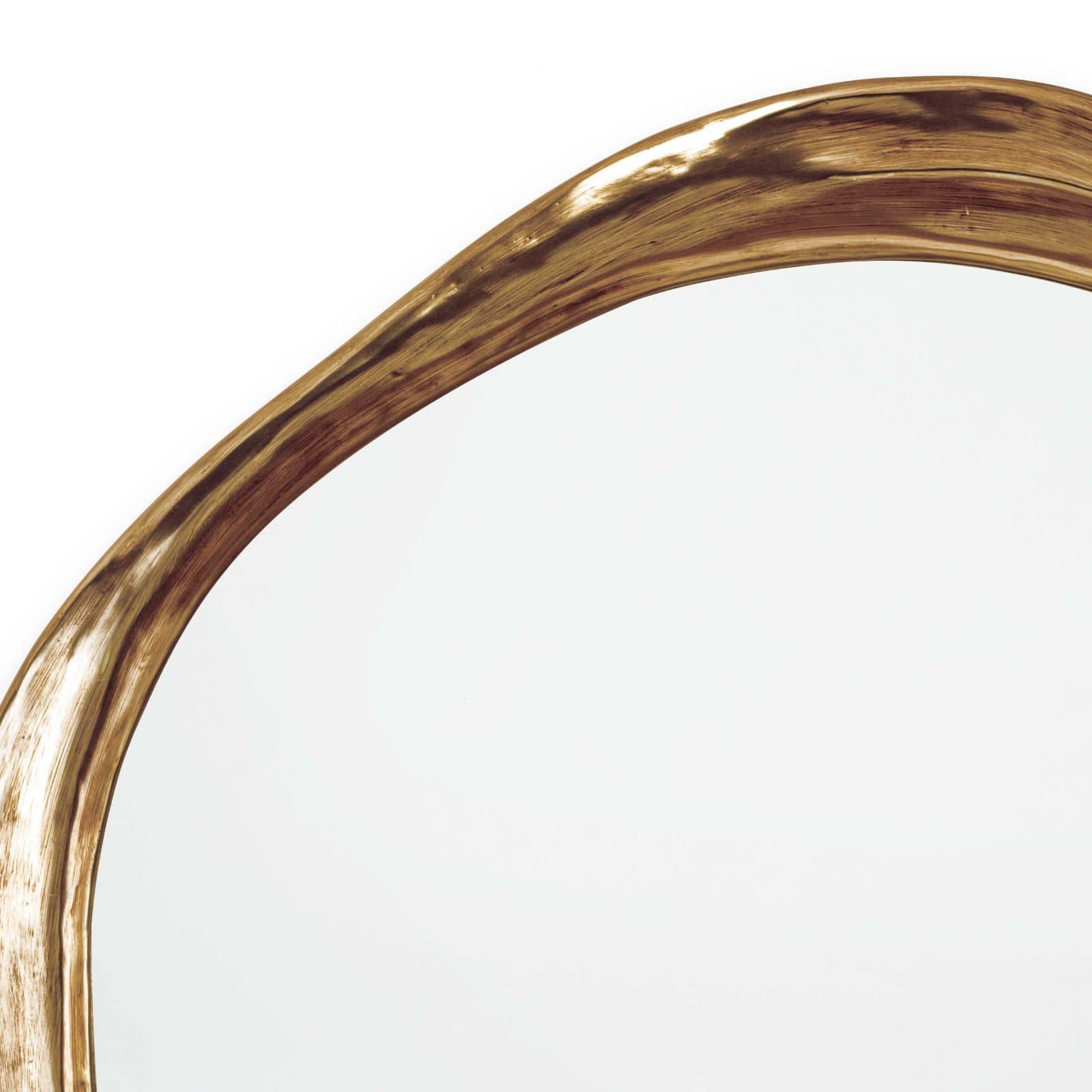 Ibiza Mirror | Antique Gold