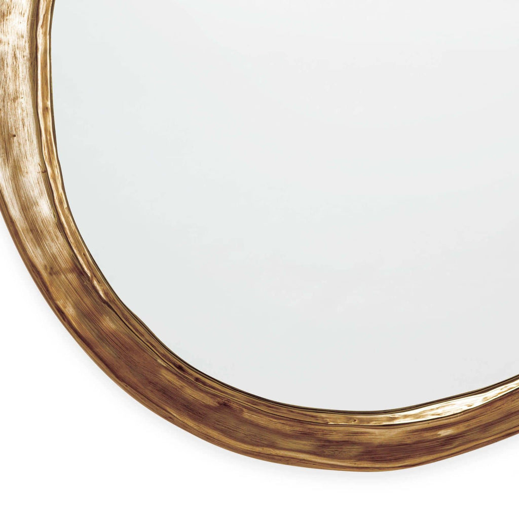 Ibiza Mirror | Antique Gold