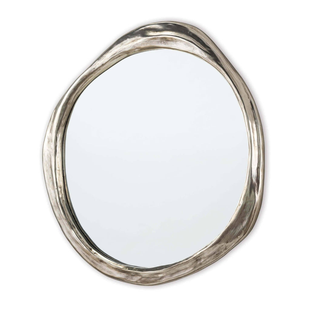 Ibiza Mirror | Antique Silver