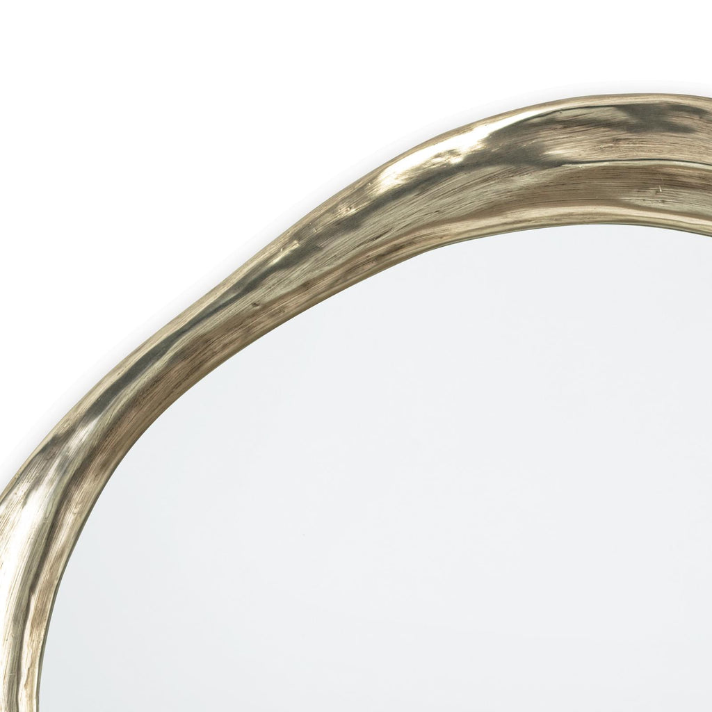 Ibiza Mirror | Antique Silver