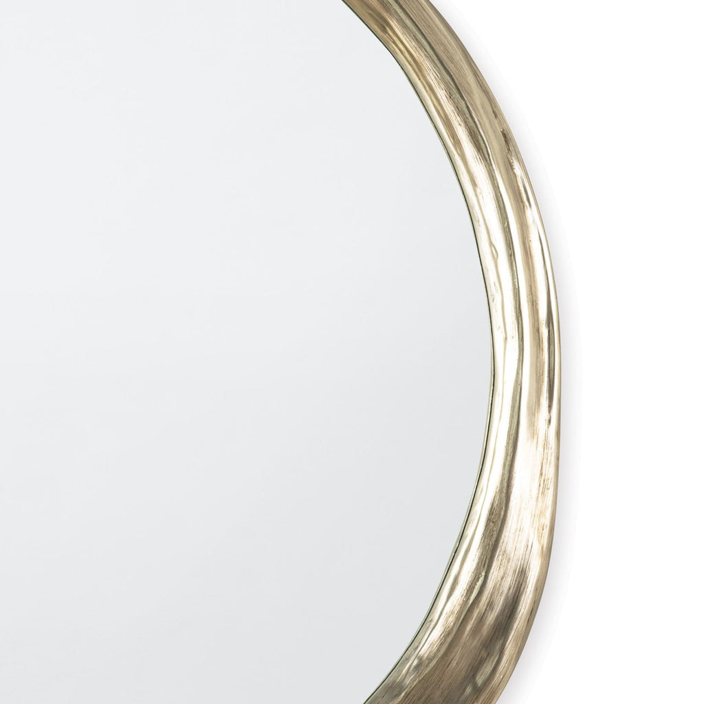 Ibiza Mirror | Antique Silver