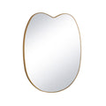 Mela Metal Mirror | Natural Brass