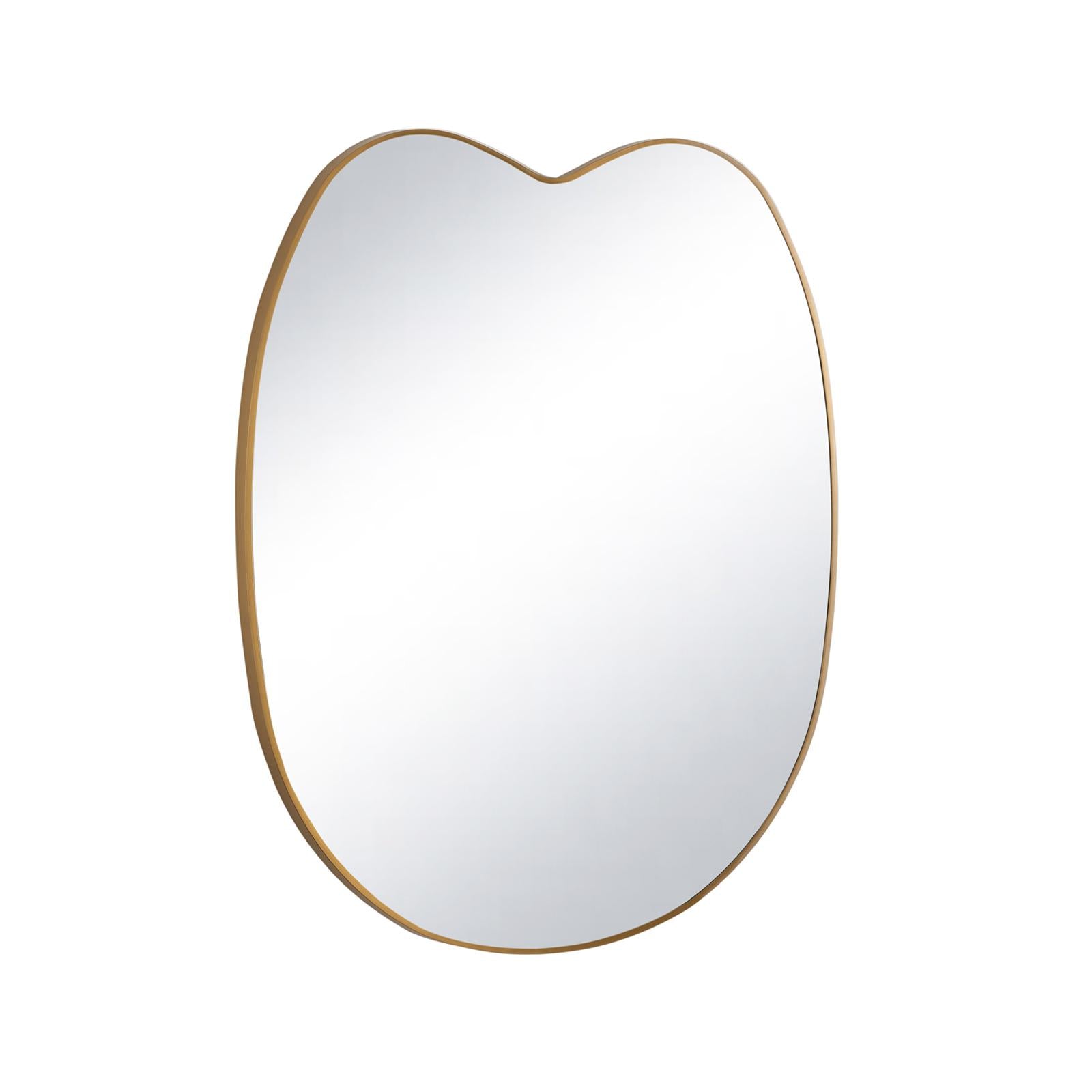 Mela Metal Mirror | Natural Brass