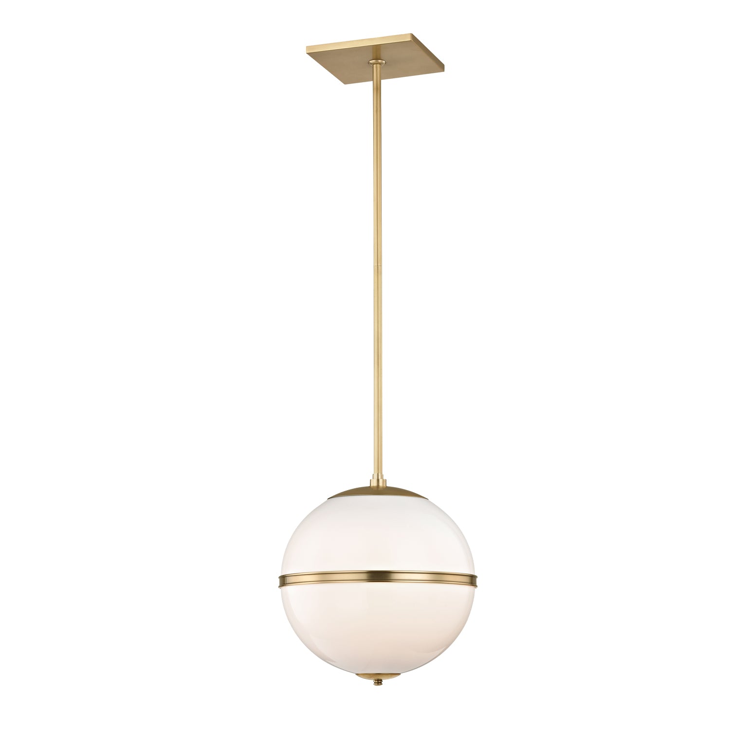 Brian Patrick Flynn Truax 12'' Aged Brass Pendant