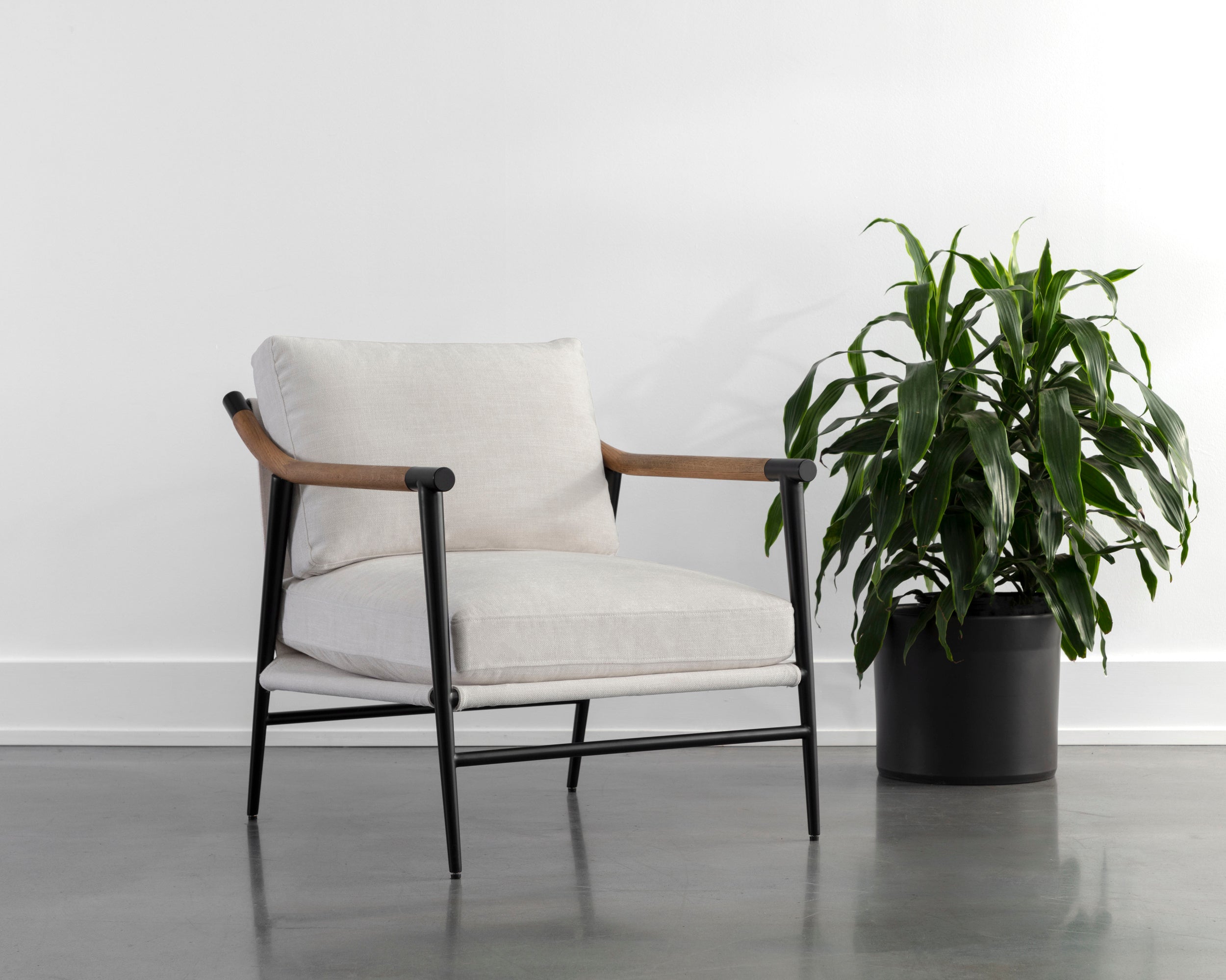 Meadow Armchair - Heather Ivory Tweed