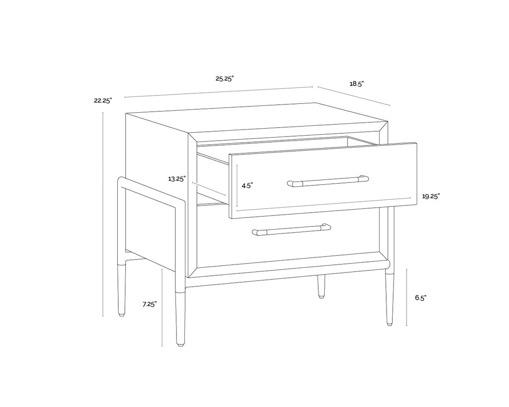 Weldrick Nightstand - Espresso