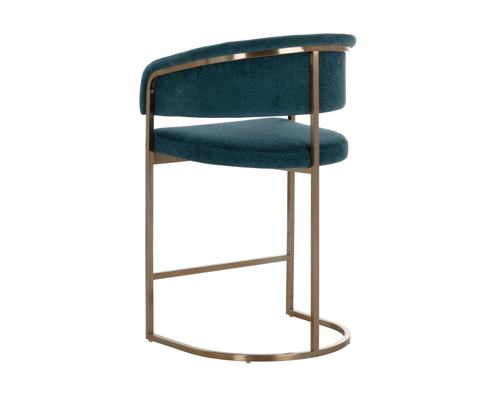 Marris Counter Stool - Gold - Danny Teal