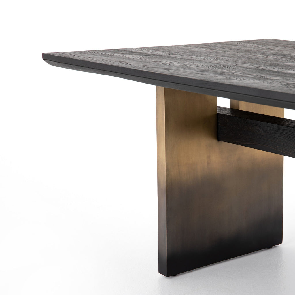 Brennan Dining Table - Worn Black