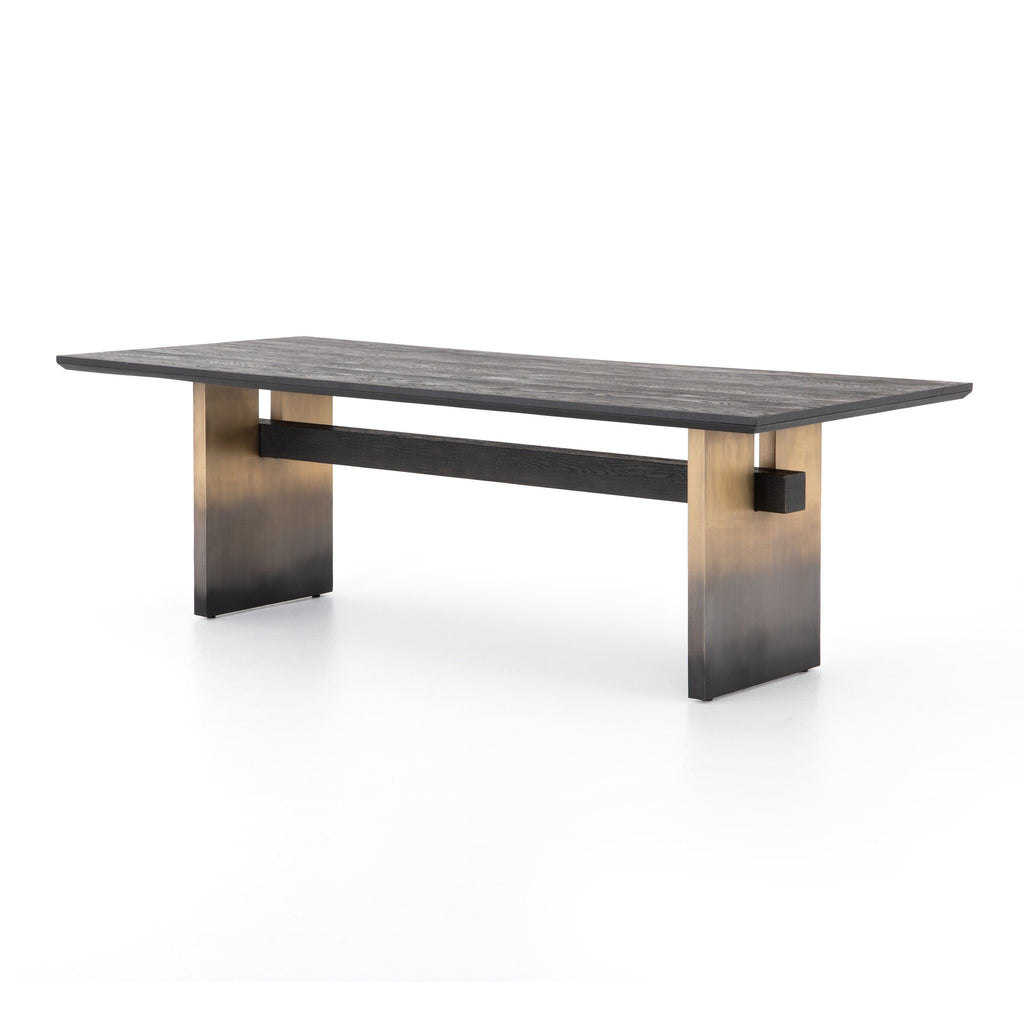 Brennan Dining Table - Worn Black